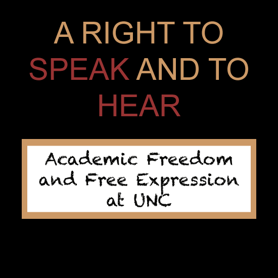 Academic Freedom: A Right to Speak and to Hear